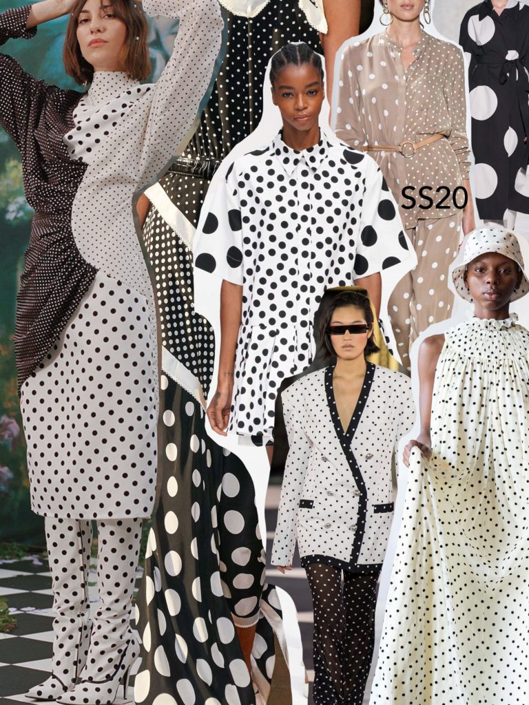 dotted, classic prints, print trends 